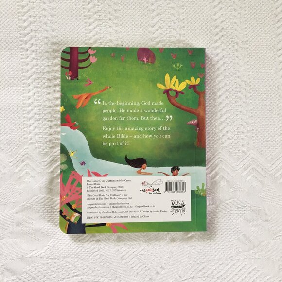 ⚪ 3/$15 NWOT Baby/Toddler board book The Garden The Curtain & The Cross - Picture 2 of 9